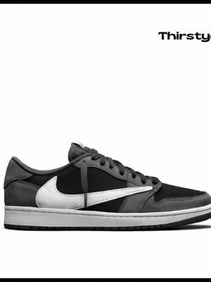 JORDAN 1 LOW TRAVIS SCOTT GREY BLACK